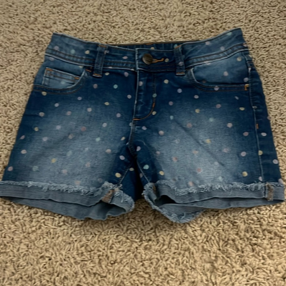 jean shorts, kids size 8